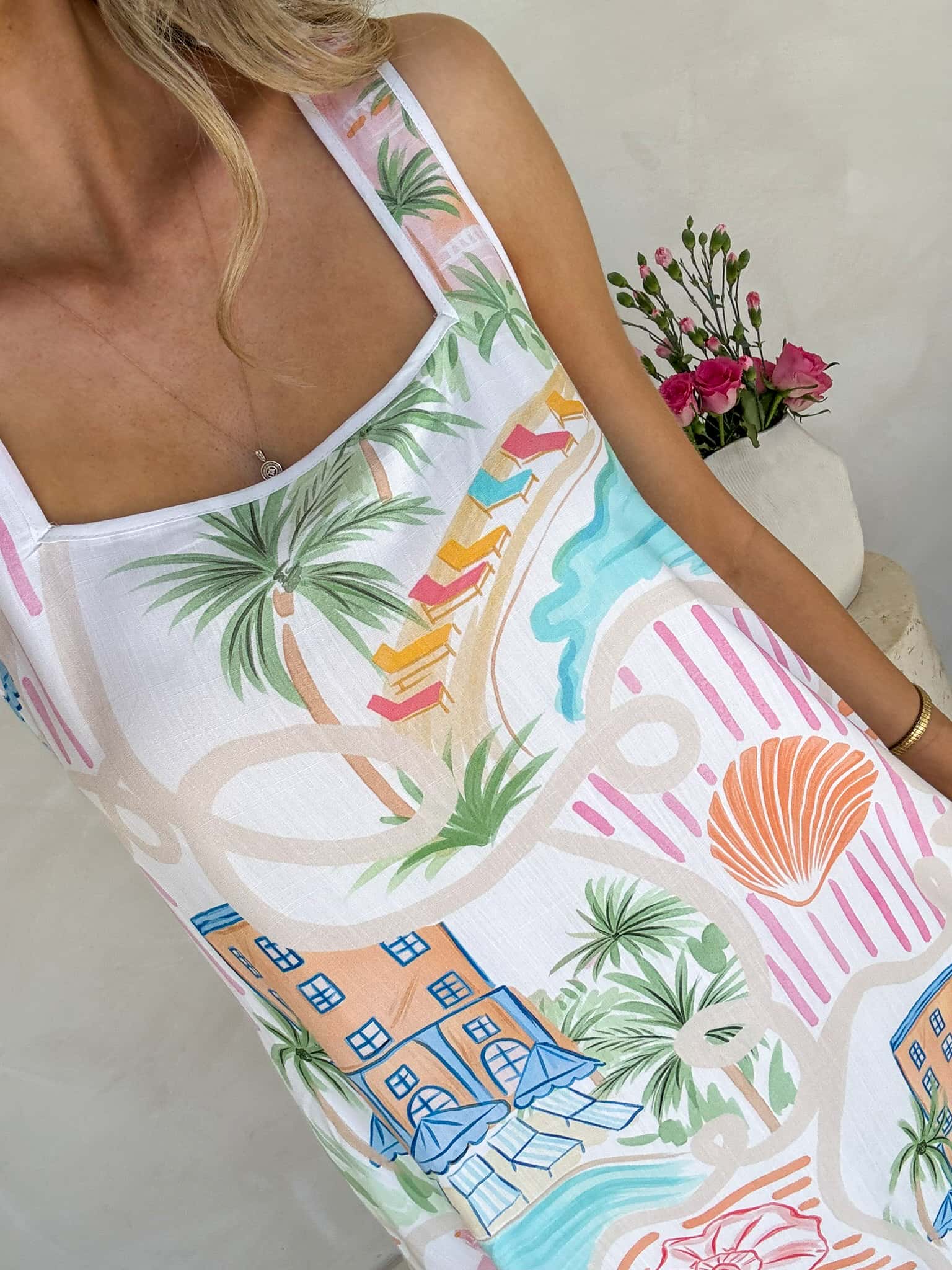 Frankie Dress - Holiday Print - Image 5