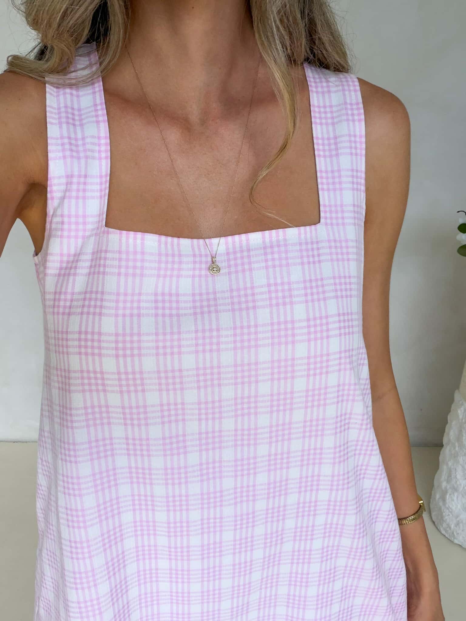 Frankie Dress - Pink Plaid - Image 5