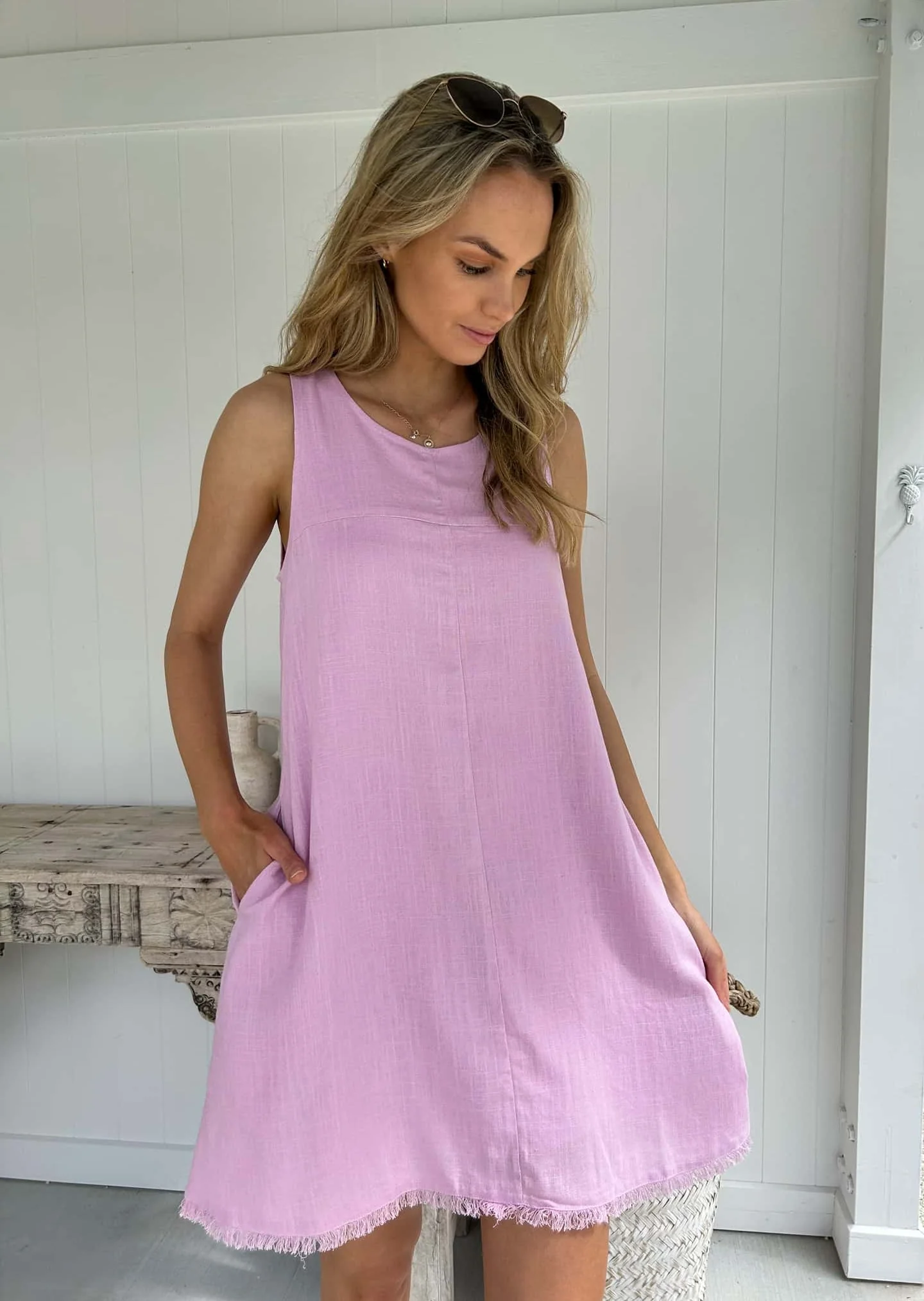 Freya Dress - Lilac - Image 2