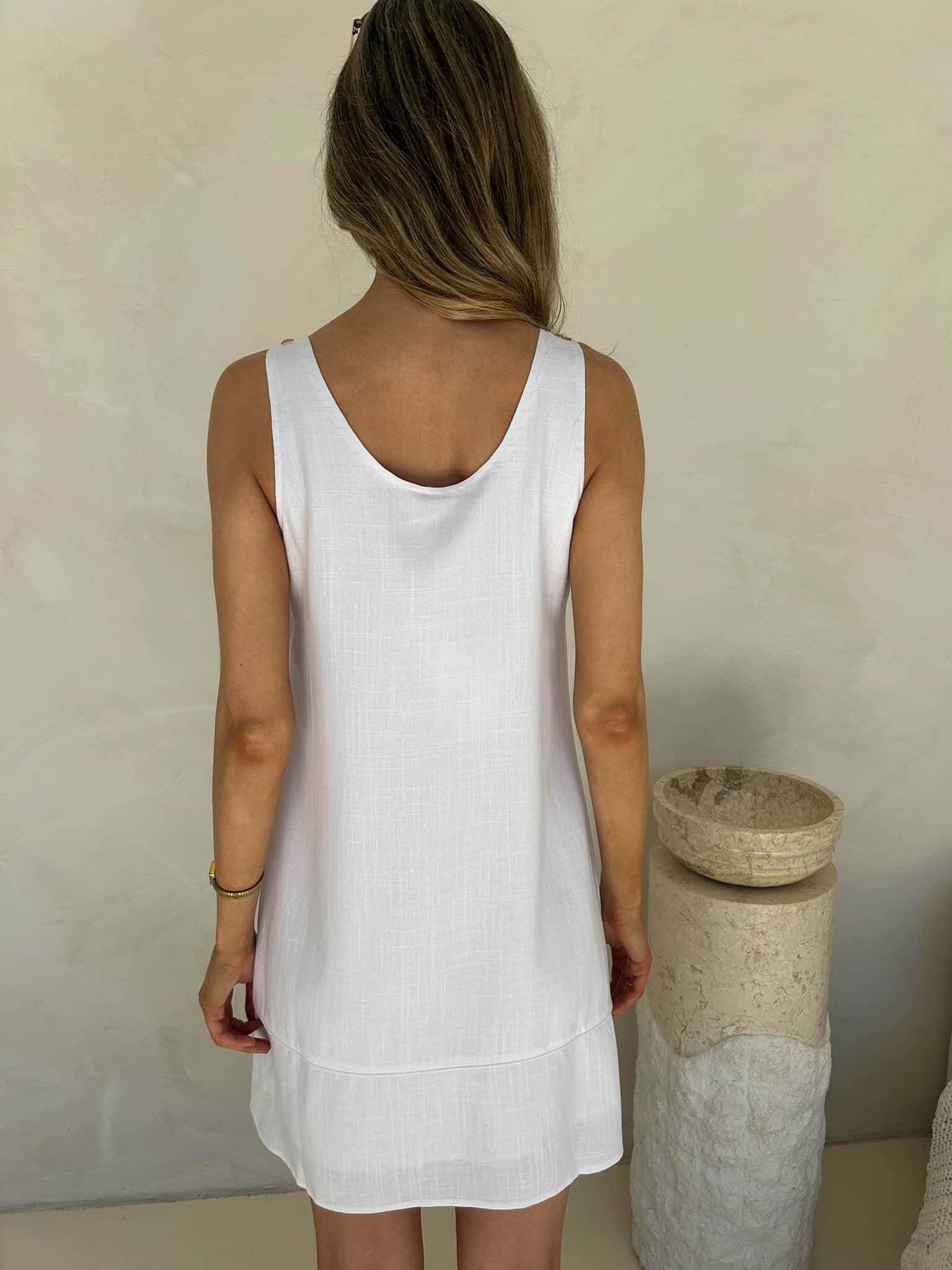 Huxley Dress - White - Image 3