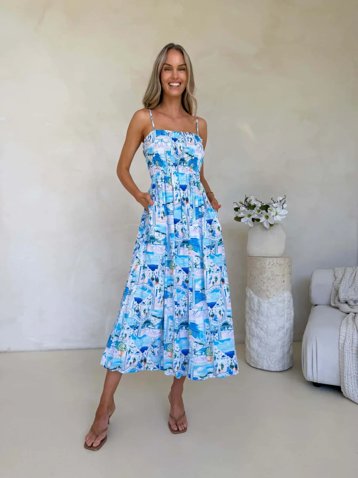 Palm Cove Dress - Casa Del Sol Print - Image 3