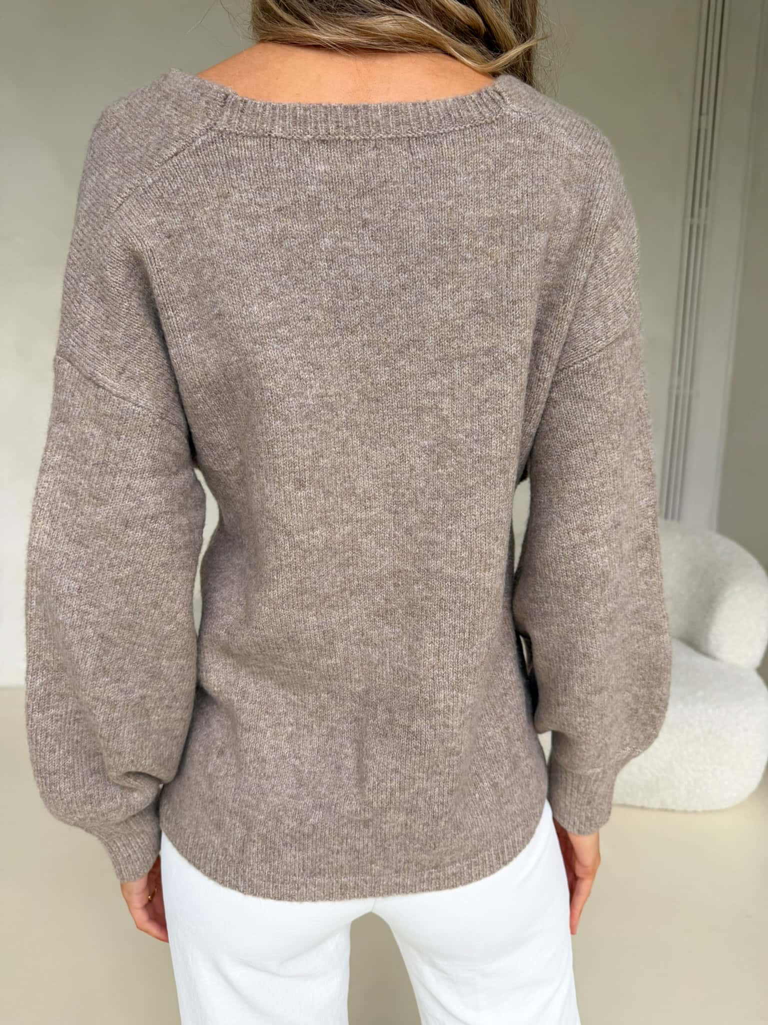 Talia Knit - Taupe Marle - Image 3