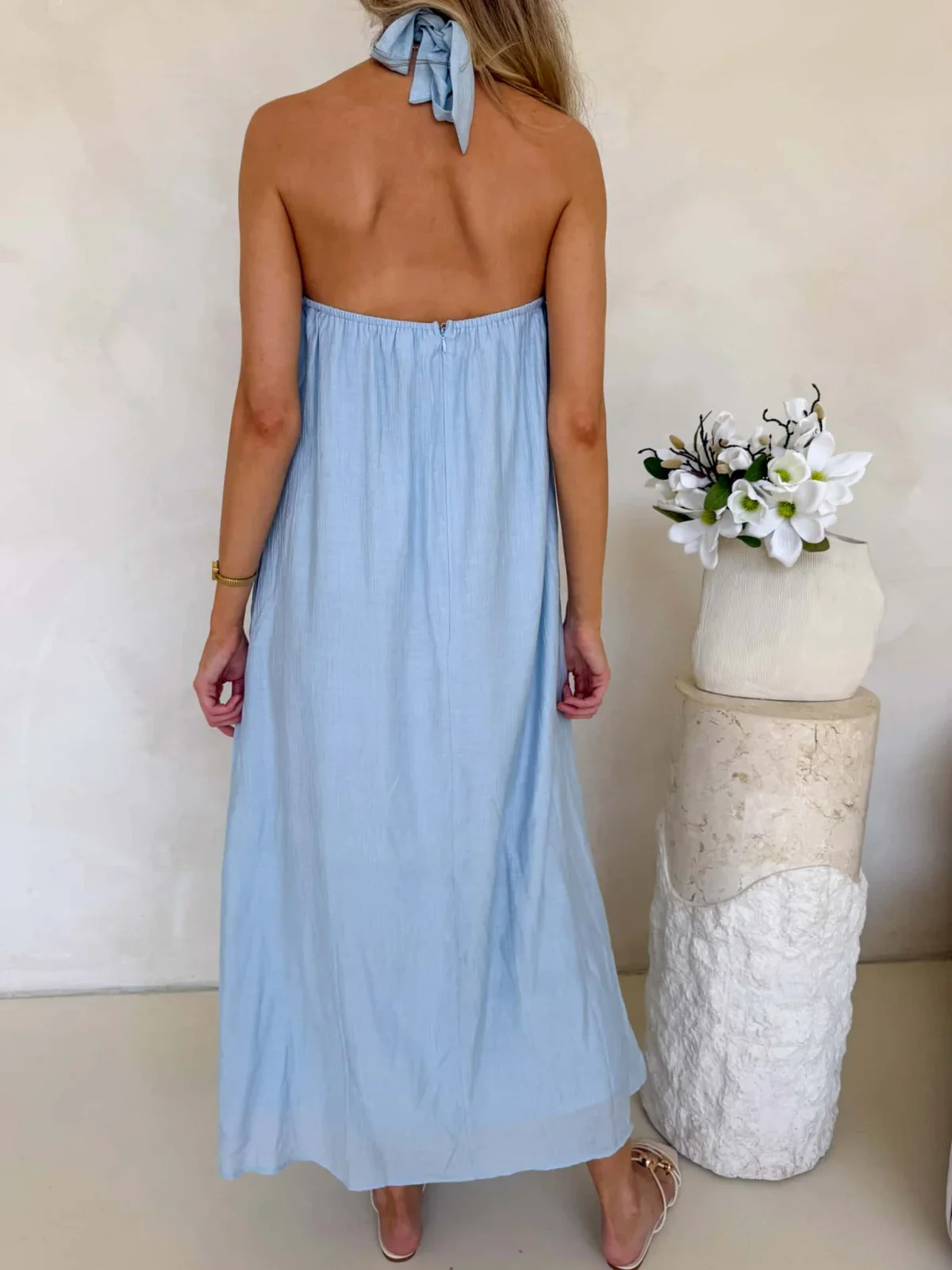 Willow Dress - Blue - Image 3