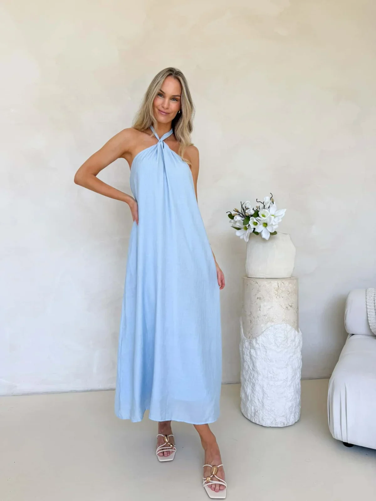 Willow Dress - Blue - Image 4