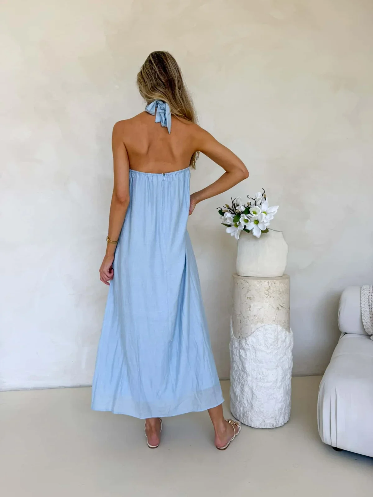 Willow Dress - Blue - Image 6